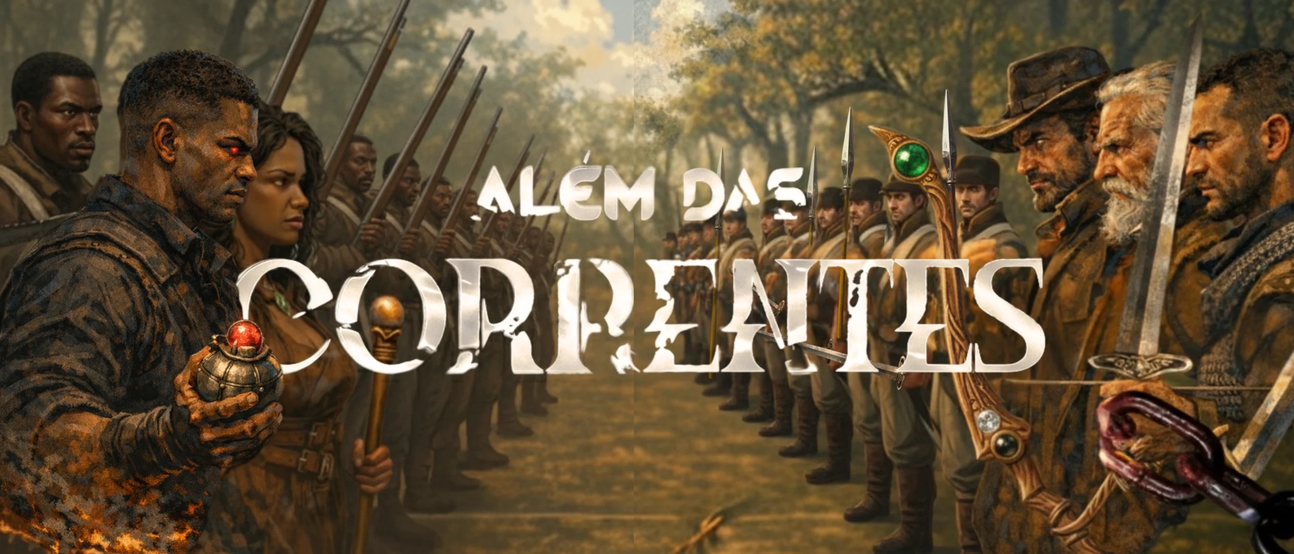 Além das Correntes Capa