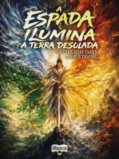 A Espada Ilumina a Terra Desolada Capa